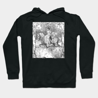 HORSEBACK RIDING GIRL Hoodie